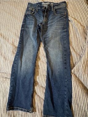 Wrangler Men’s Dark Blue  Bootcut  Jeans